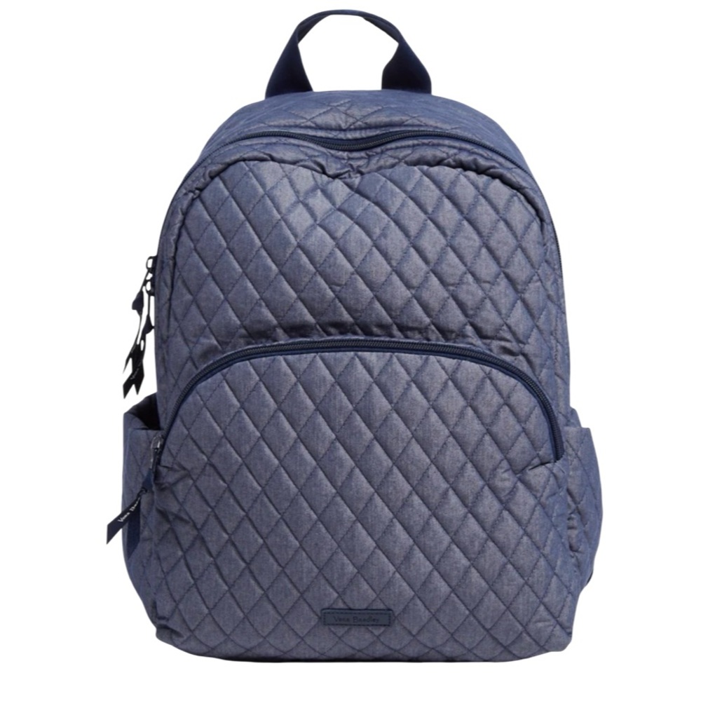 LOW START NWT - Vera Bradley Quilted Denim Backpack and Crossbody Set - Picture 3 of 17